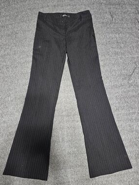 Vintage Y2K Wet Seal Pinstripe Low Rise Flare Pants XS